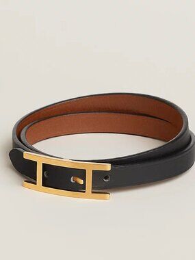 Hermes Behapi Double Tour Bracelet